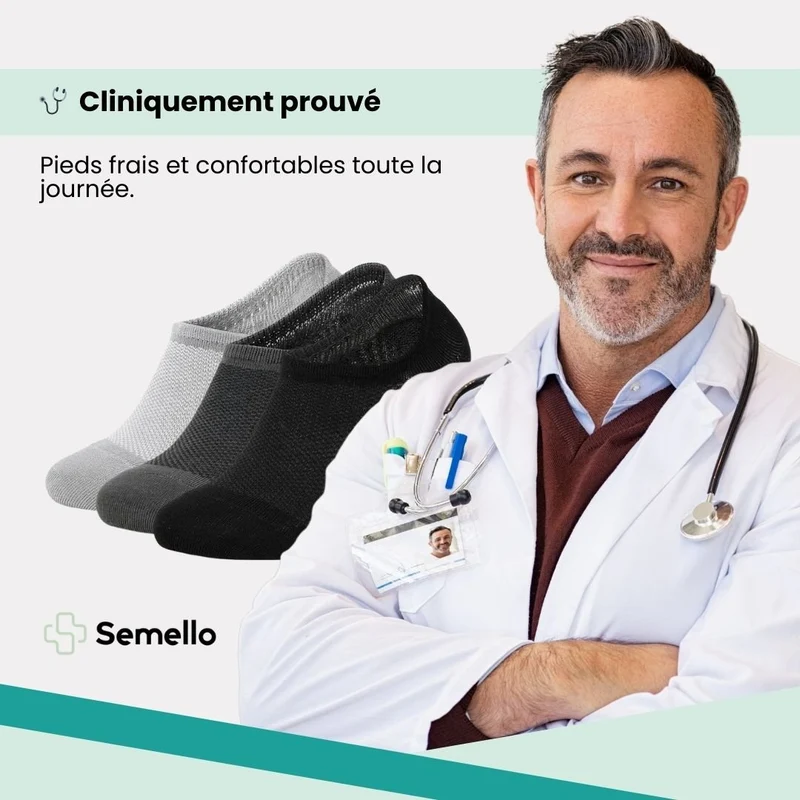 Chaussettes en bambou fines | Douce & Anti-odeurs