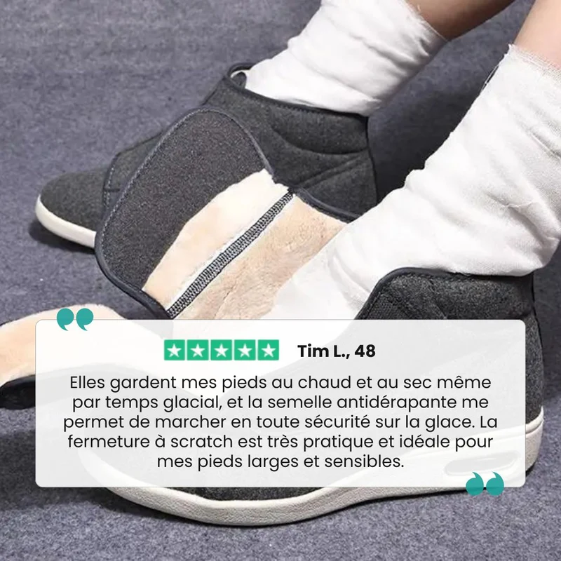 Botte d'hiver Orthopédique doublée spéciale pieds diabétiques