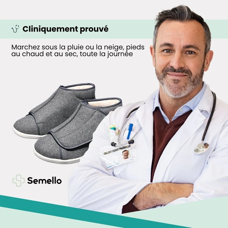 Botte d'hiver Orthopédique doublée spéciale pieds diabétiques