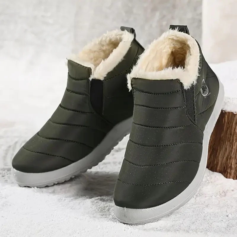 Botte d’hiver grand froid, doublée et étanche