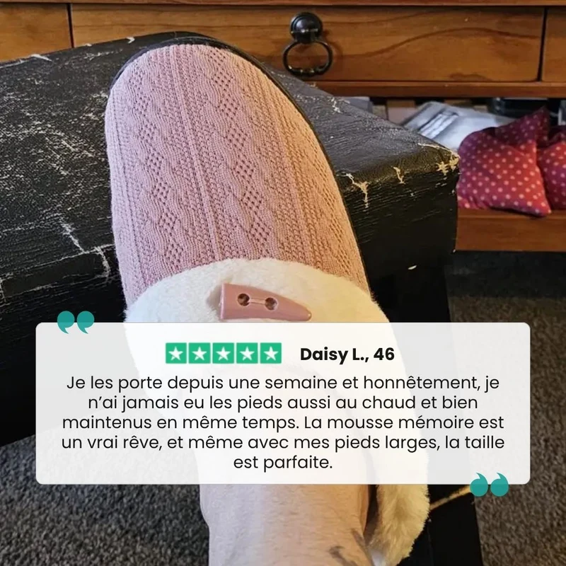 Pantoufles Orthopédiques d’hiver Orthobella