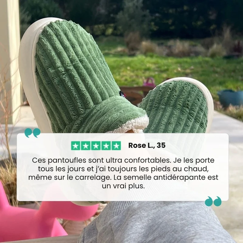 Pantoufles Orthopédiques d'hiver Ultra-douces