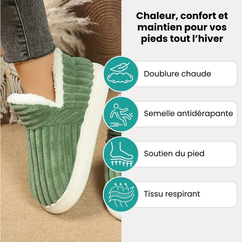 Pantoufles Orthopédiques d'hiver Ultra-douces