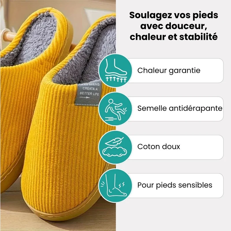 Pantoufles Orthopédiques Winter Warmth