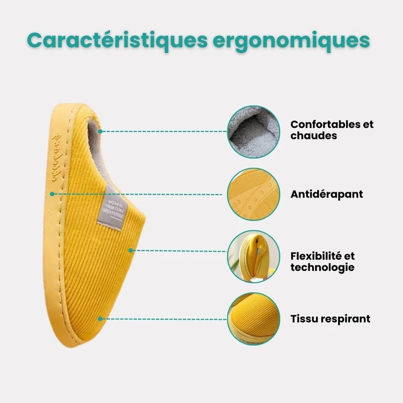 Pantoufles Orthopédiques Winter Warmth