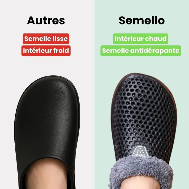 Pantoufle d’hiver orthopédique ultra-douillette