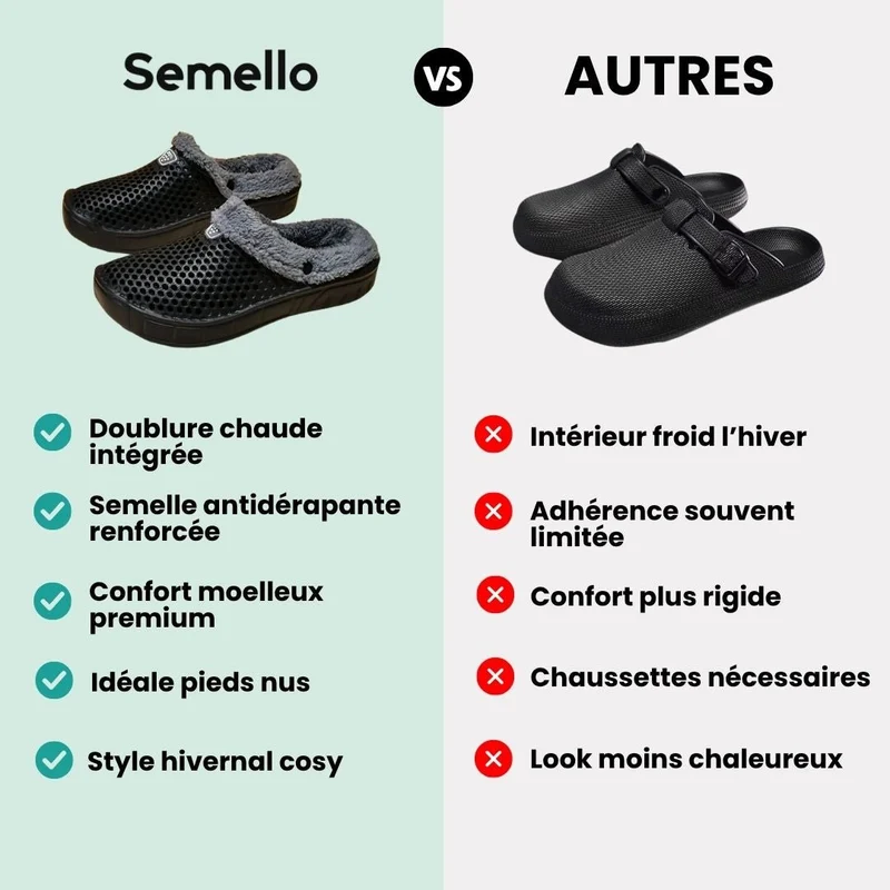 Pantoufle d’hiver orthopédique ultra-douillette