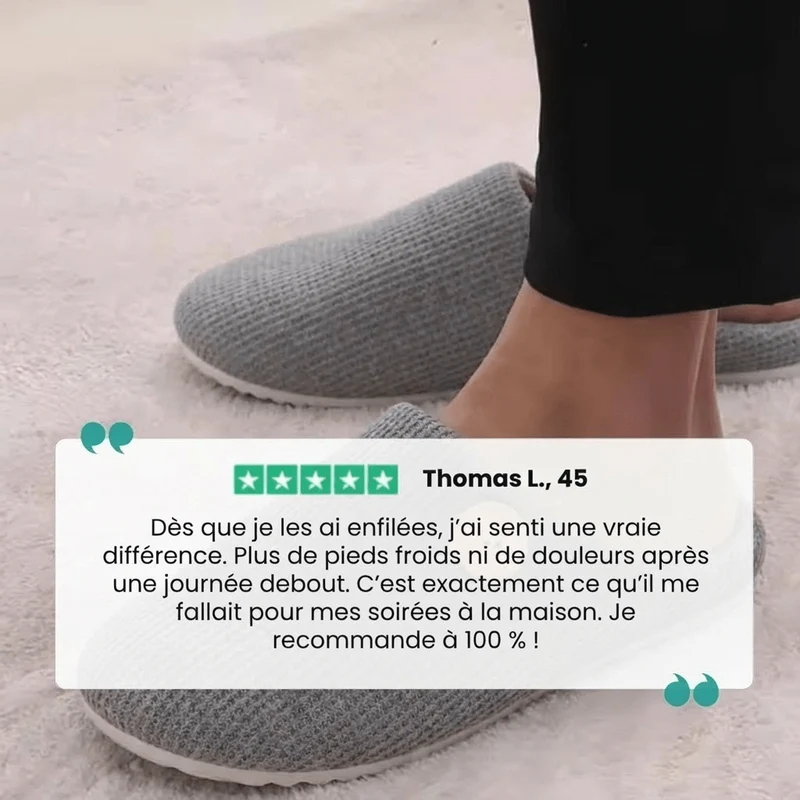 Pantoufles Orthopédiques Antidérapantes – Confort & Soutien
