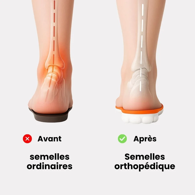 Semelles Orthopédiques | Soutien 4D Anti Douleur