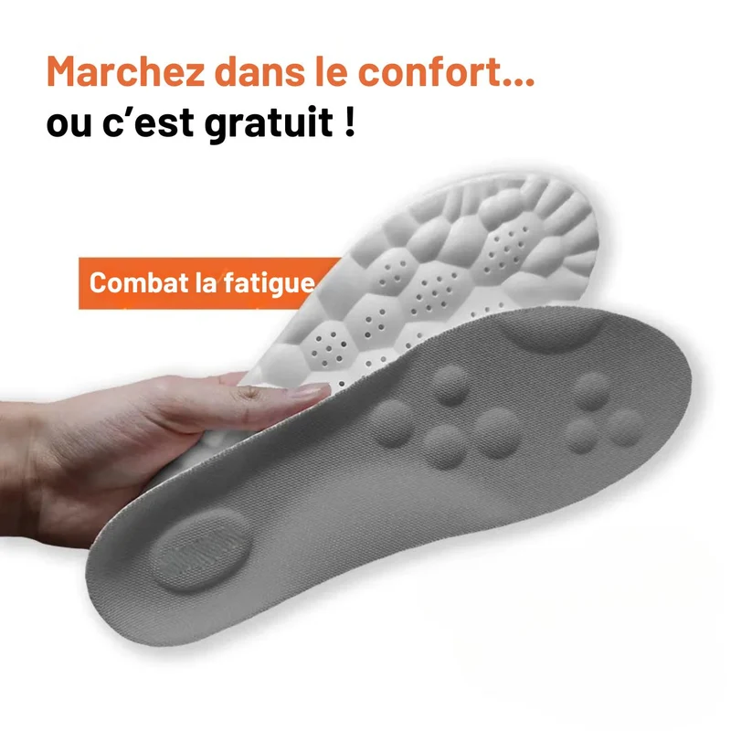 Semelles Orthopédiques | Soutien 4D Anti Douleur