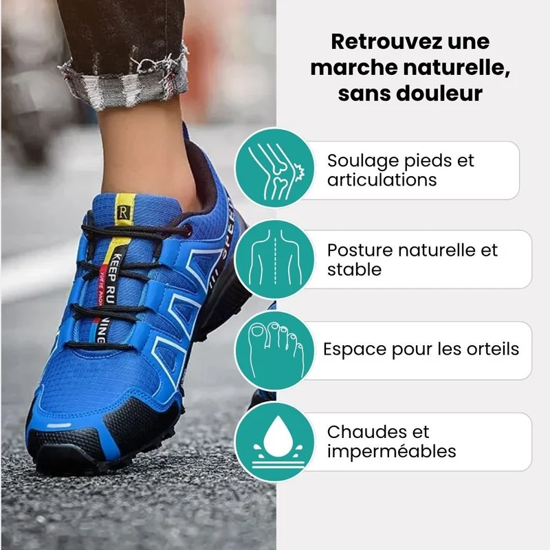 Chaussures de marche orthopédiques