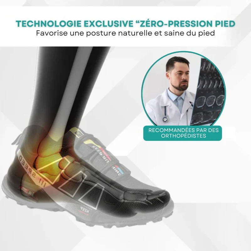 Chaussures de marche orthopédiques