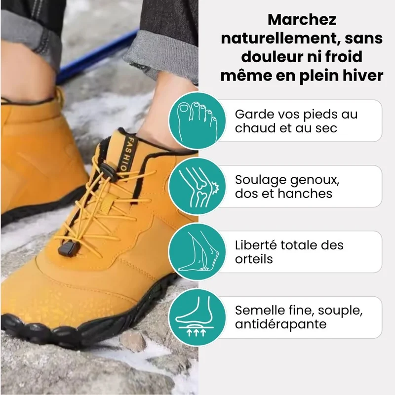 Chaussures Barefoot Hiver | Chaudes et Imperméables