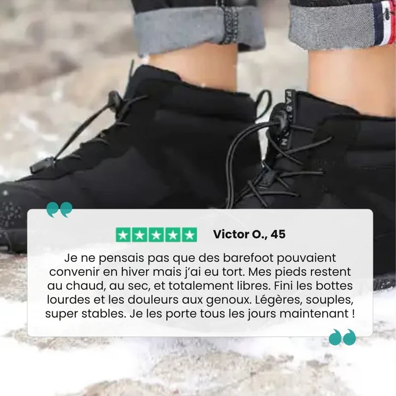 Chaussures Barefoot Hiver | Chaudes et Imperméables