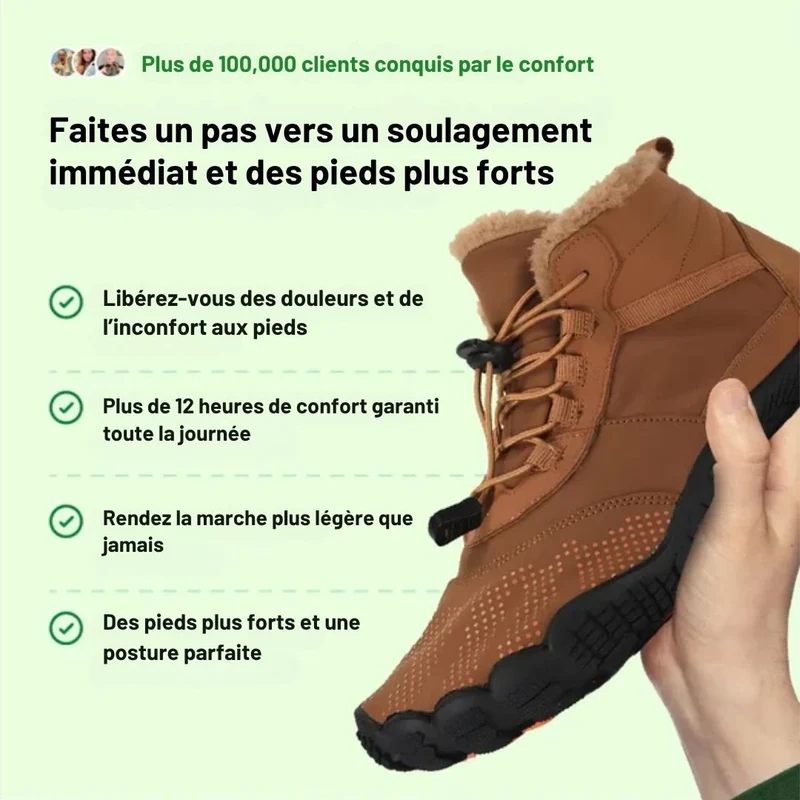 Chaussures Barefoot Hiver | Fourrées et Imperméables