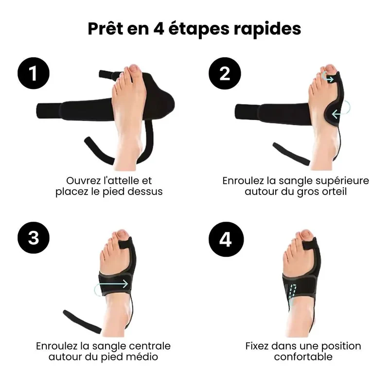 Attelle de Nuit Hallux Valgus | Correction au Repos