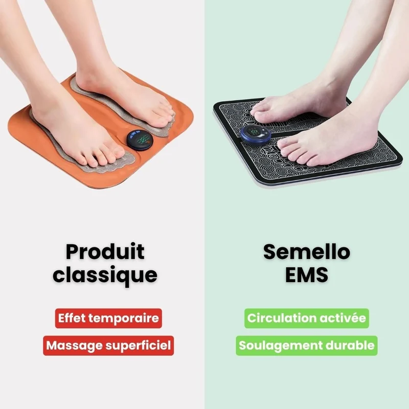Appareil de massage de pieds EMS | Améliore la circulation sanguine