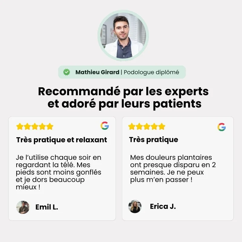 Appareil de massage de pieds EMS | Améliore la circulation sanguine