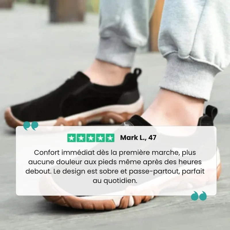 Chaussures de marche | Confort orthopédique homme