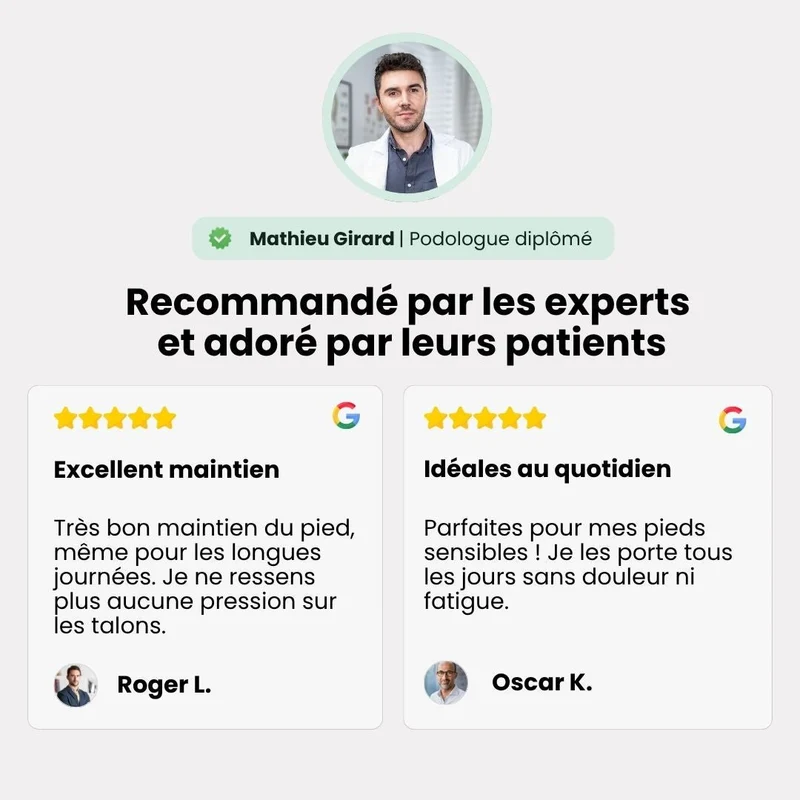 Chaussures de marche | Confort orthopédique homme