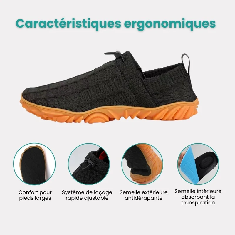 Baskets Minimalistes Antiglisse | Légèreté et Stabilité au Quotidien