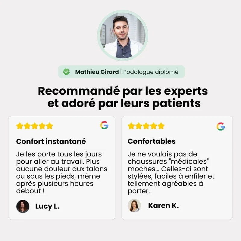 Baskets à confort orthopédique pour femme