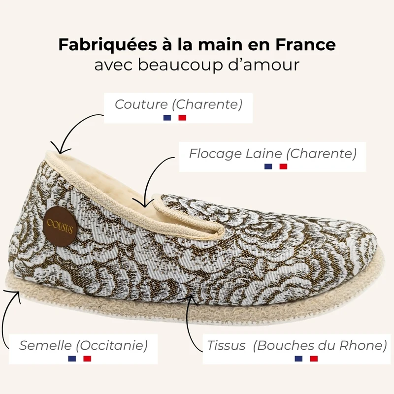 Charentaises Fleur d’Ivoire 🇫🇷