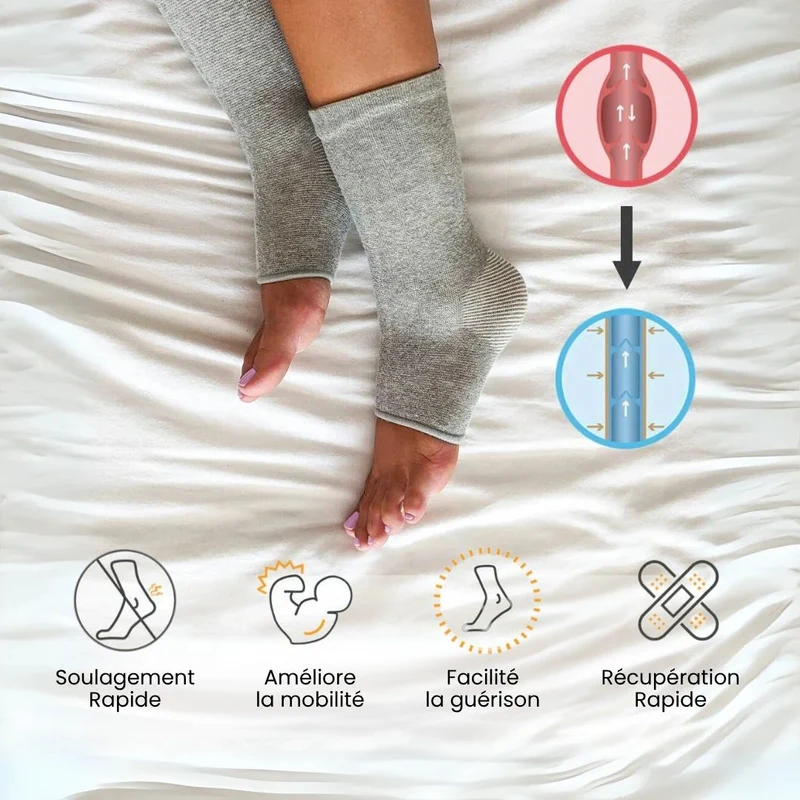 Chaussettes Jambes Légères en Fibre de Bambou