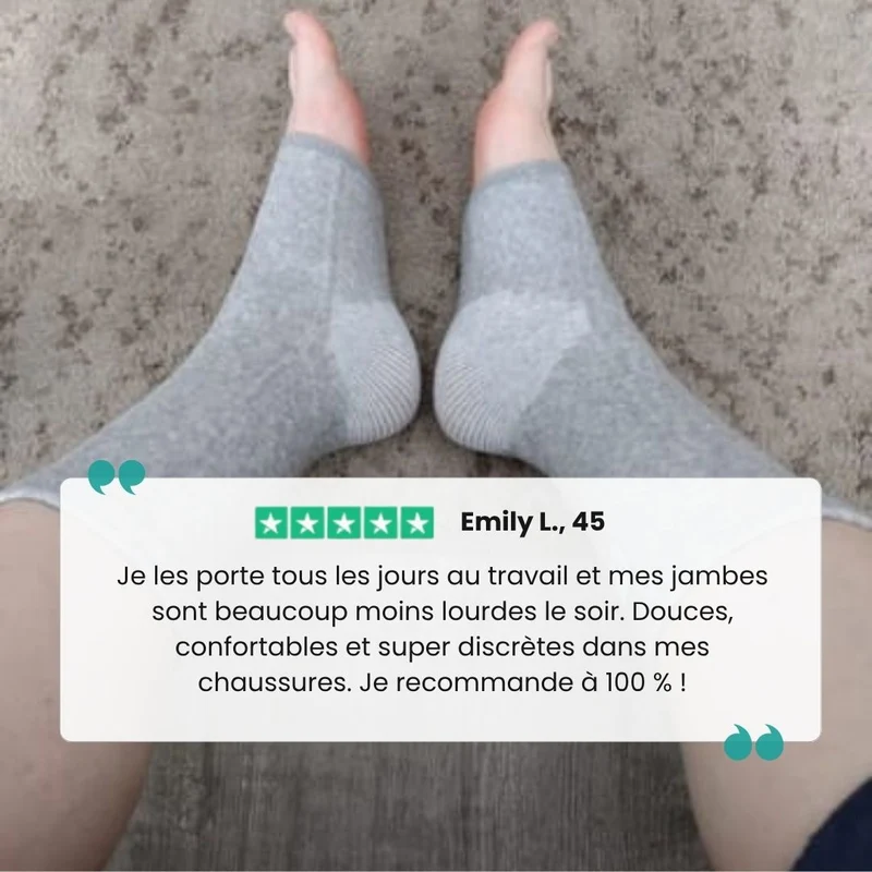 Chaussettes Jambes Légères en Fibre de Bambou