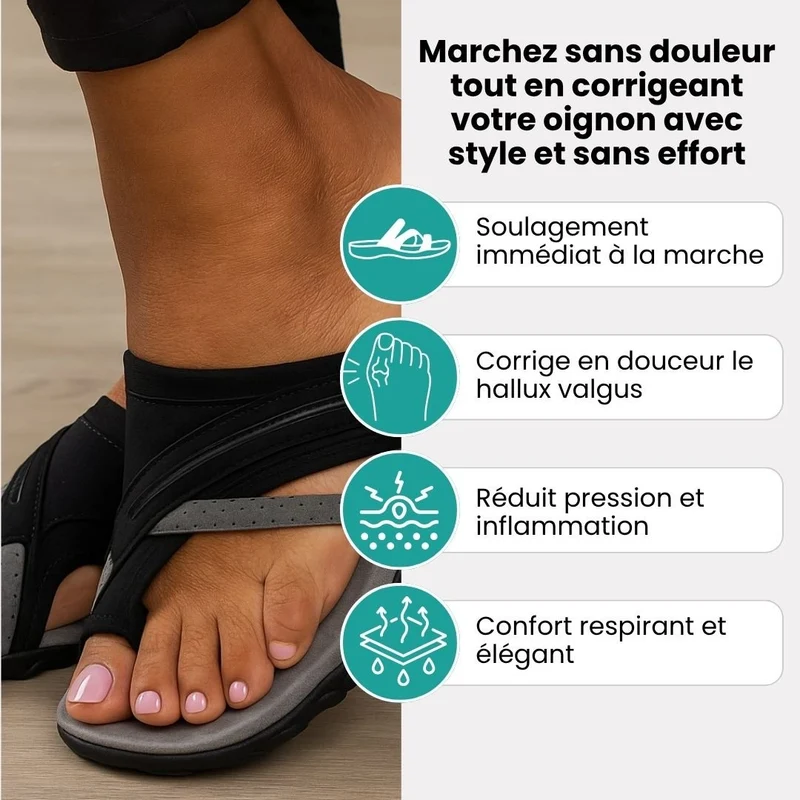 Sandales Orthopédiques Hallux Valgus