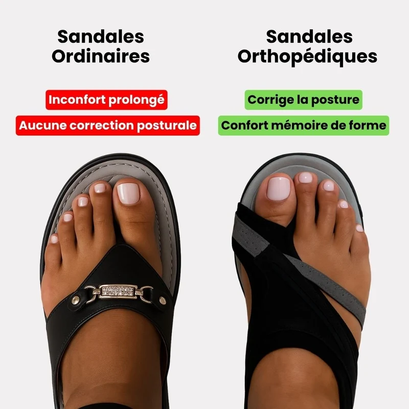 Sandales Orthopédiques Hallux Valgus