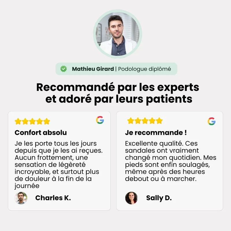Sandales Orthopédiques Hallux Valgus