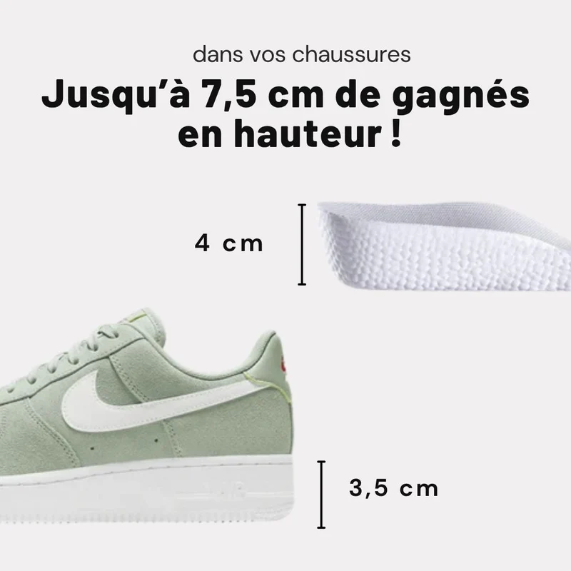 Talonnettes Gain de Taille Invisibles
