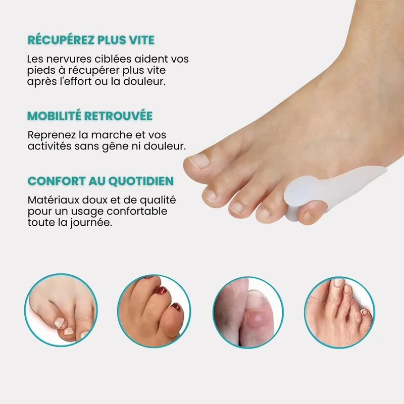 Orthèse Petit Orteil en Silicone