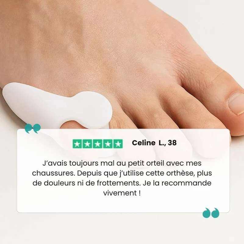 Orthèse Petit Orteil en Silicone