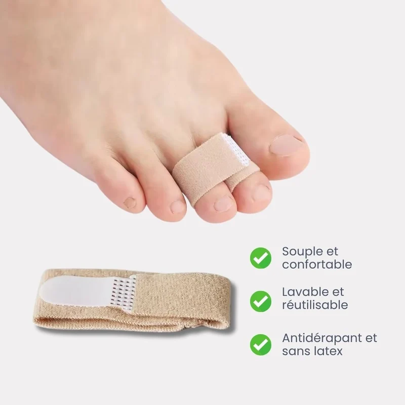 Strap Correcteur Orteil en Griffe