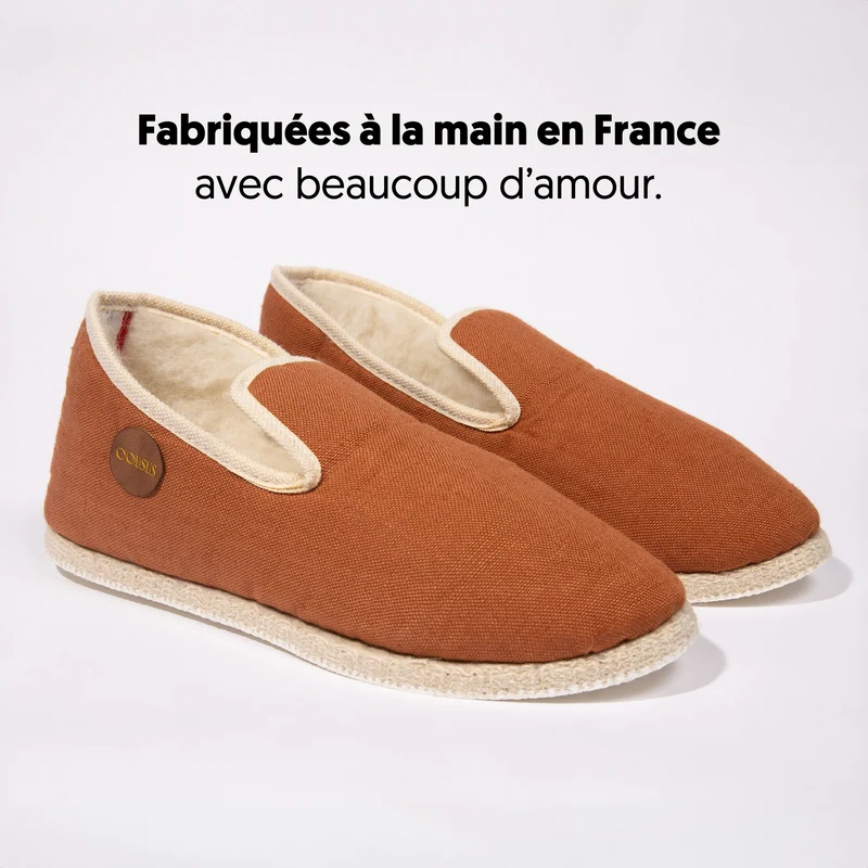 Charentaises Lin Aube d'Ocre 🇫🇷