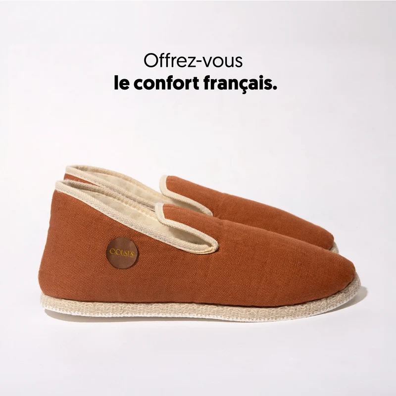 Charentaises Lin Aube d'Ocre 🇫🇷