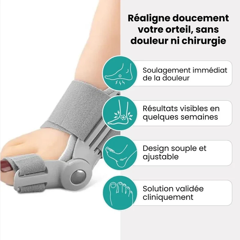 Attelle Hallux Valgus Articulable