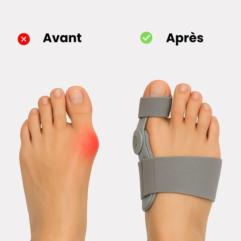Attelle Hallux Valgus Articulable
