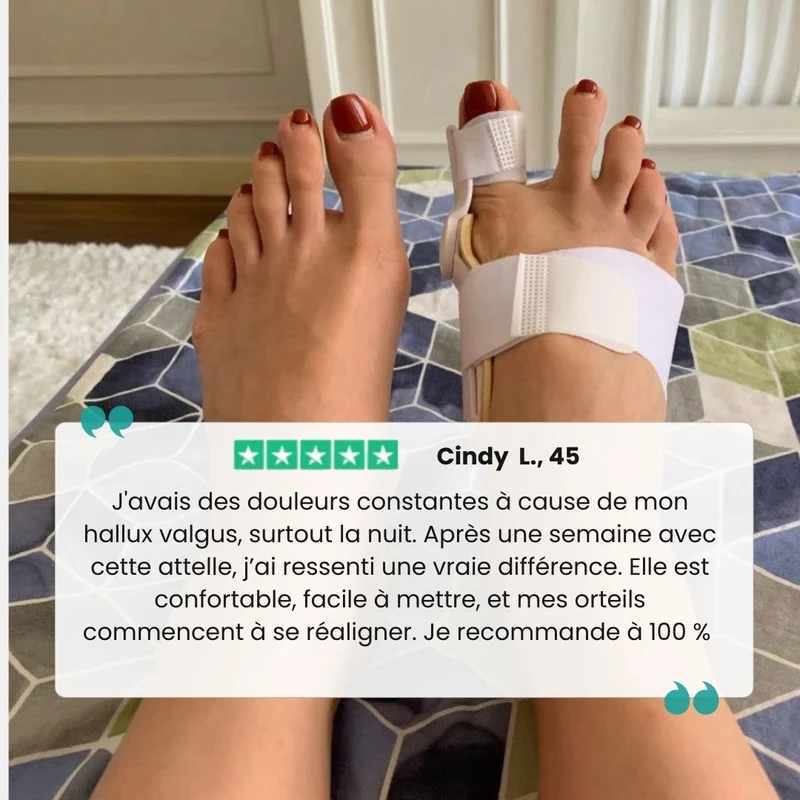 Attelle Hallux Valgus Articulable