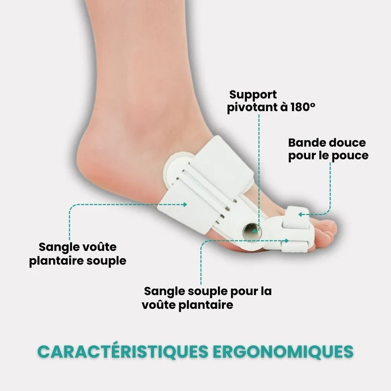 Orhèse hallux valgus de nuit