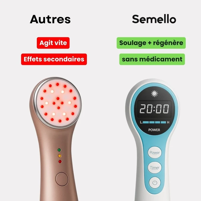Appareil de photothérapie LED pour les articulations douloureuses