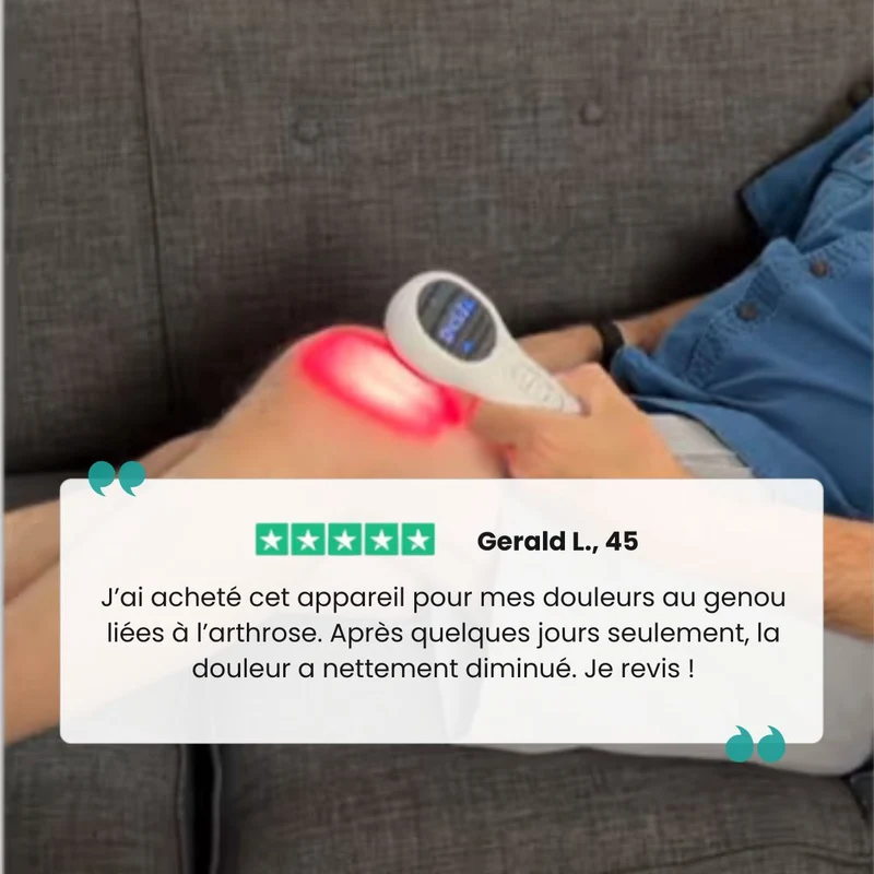 Appareil de photothérapie LED pour les articulations douloureuses