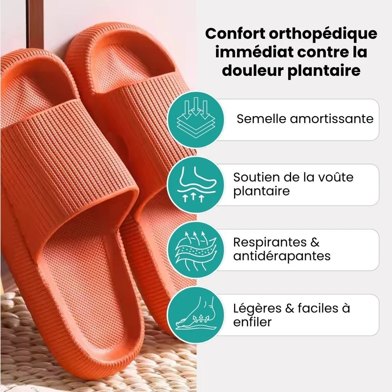 Sandales Orthopédiques contre les Douleurs Plantaires