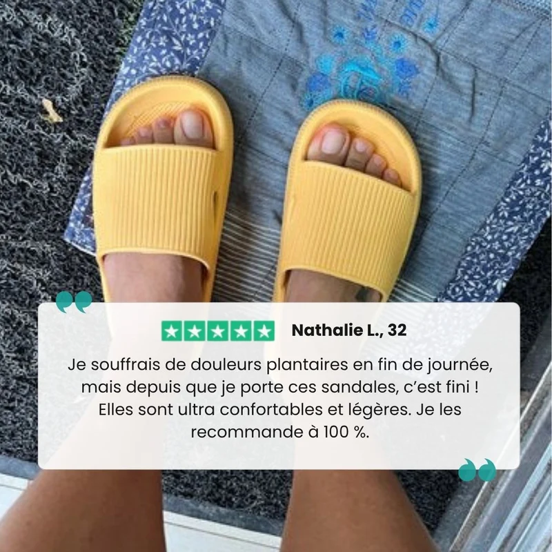 Sandales Orthopédiques contre les Douleurs Plantaires