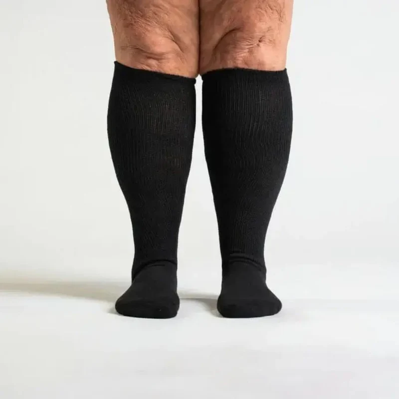 Chaussettes de compression spécial mollet large