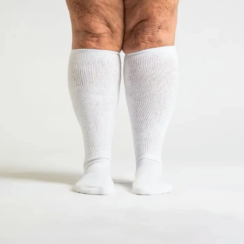 Chaussettes de compression spécial mollet large