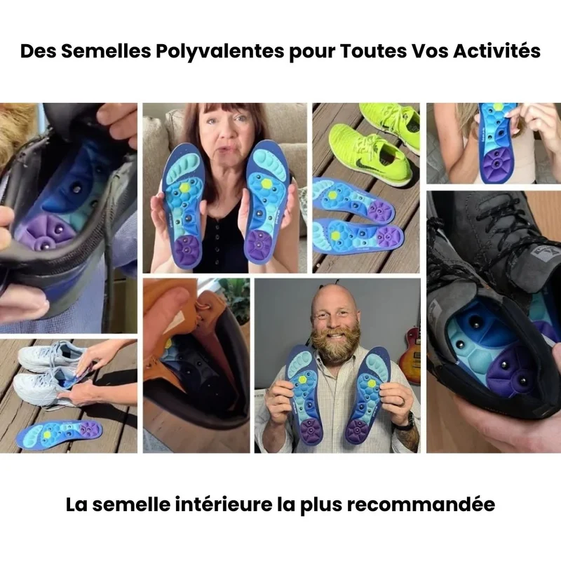Semelle accupression thérapeutiques