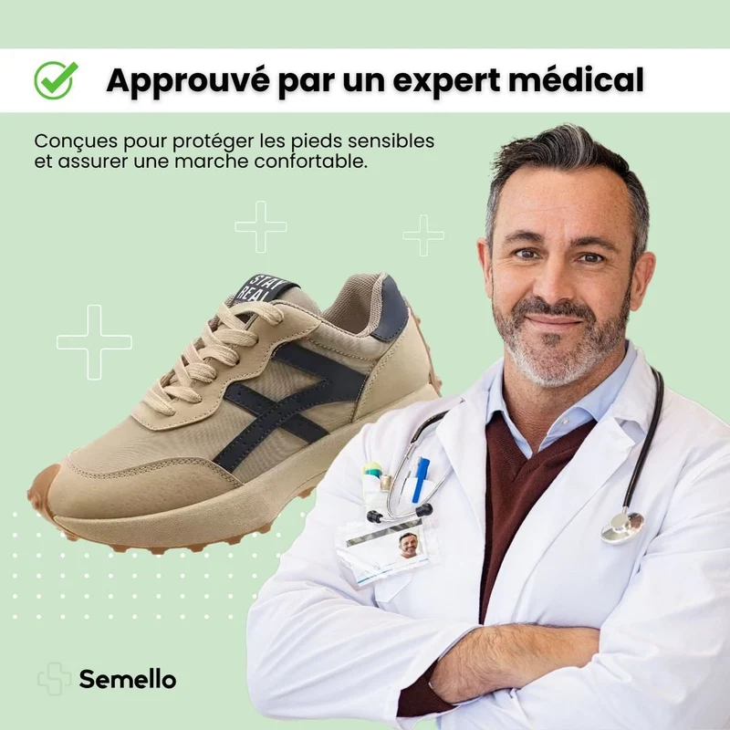 Baskets de confort orthopédique pour femme
